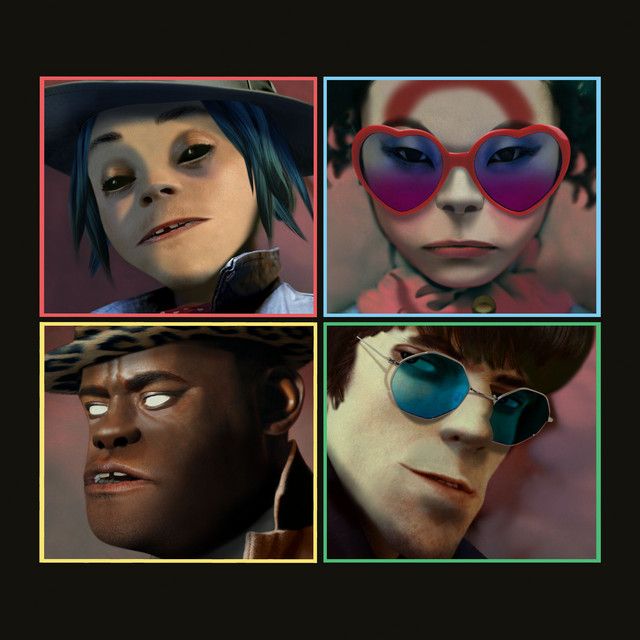 Essa capa de Humanz me traz um certo estranhamento, mas é bonita